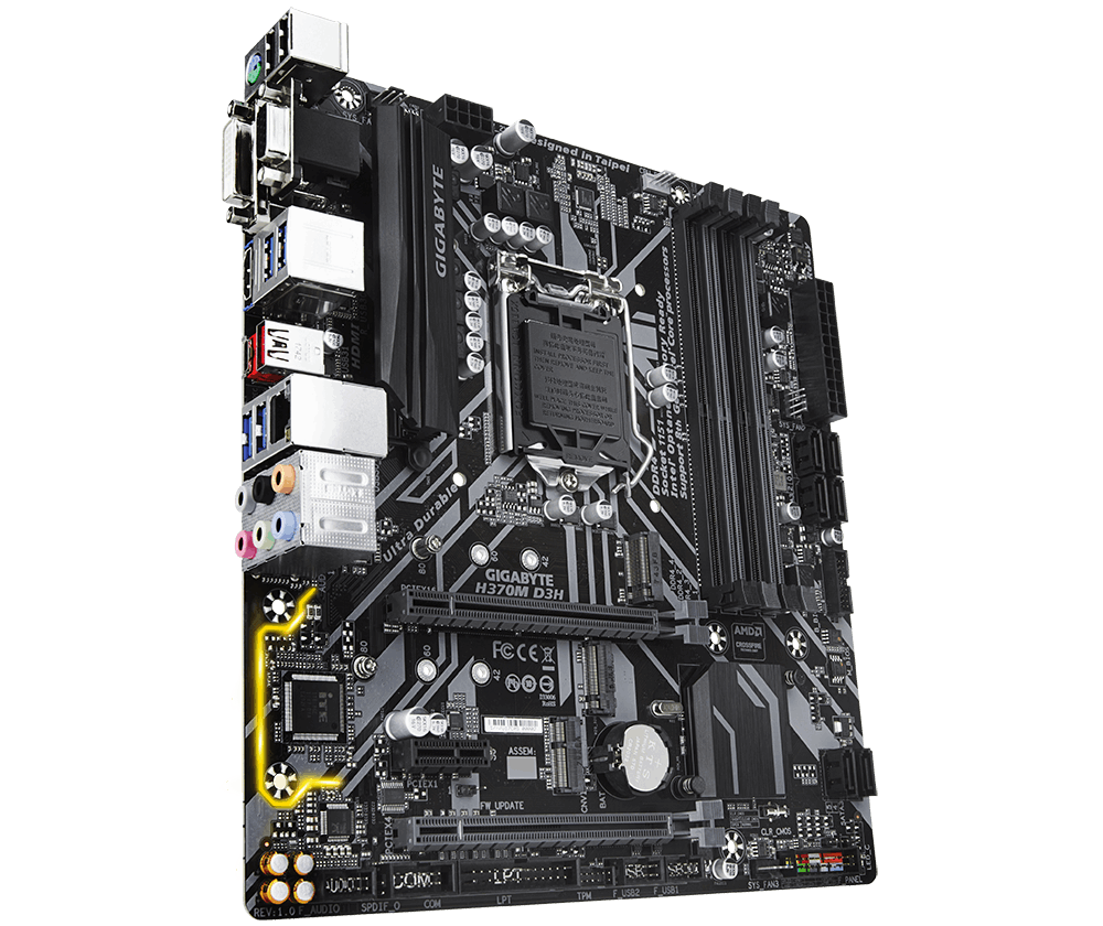Gigabyte H370M D3H - Motherboard Specifications On MotherboardDB